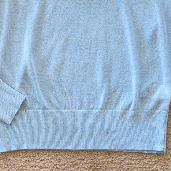 J. Crew Linen Sweater in Striped SAIL - Picture 5 of 8